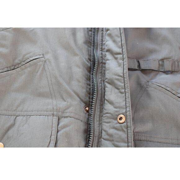 Deadstock Vintage 90's Eagles Ridge Outfitters Green Zip Utility Vest - Picture 6 of 8